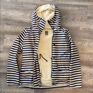 Gap Striped Sherpa Lined Jacket